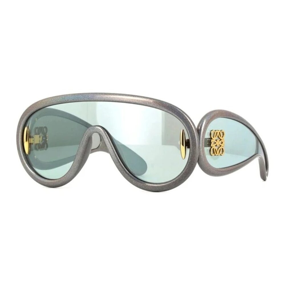NEW LOEWE SUNGLASSES GREY GREEN WOMEN EYEWEAR LOEWE LW40108I O5X